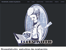 Tablet Screenshot of borealistudio.com